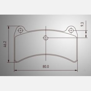 Bremseklods intrepid evo-8/Praga/OK1 bag