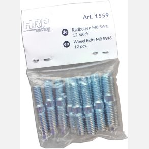 Stttebolt M8 St 12 stk.