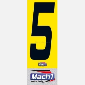 Nummer Klistermrke #5