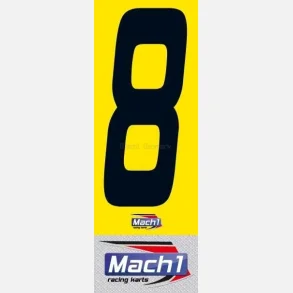 Nummer Klistermrke #8