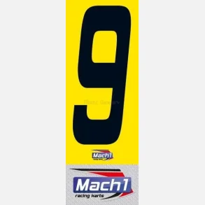 Nummer Klistermrke #9