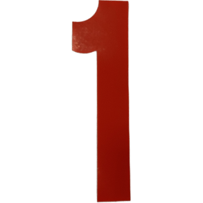 Numre - rd uden baggrund 1