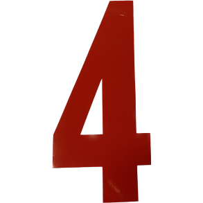 Numre - rd uden baggrund 4