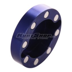 MAGNETISK COVER FOR EXCENTRISKE SKIVER, ALUMINIUM, BL�