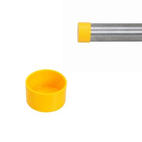 Beskyttelses cover for �50mm Bagaksel, Gul