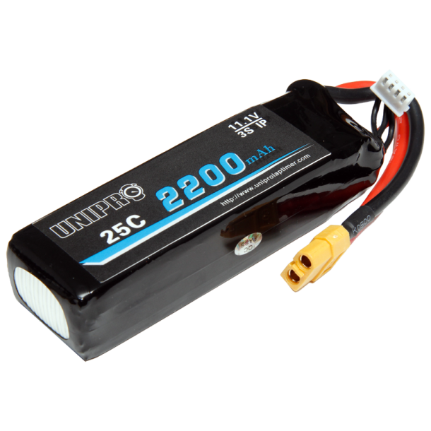 Lipo battery 11,1 volt 2200 mAh