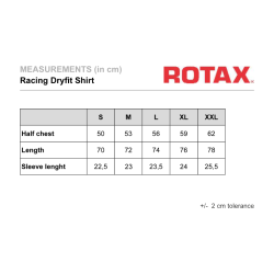 Rotax T-shirt, Dryfit Racing, Str. S